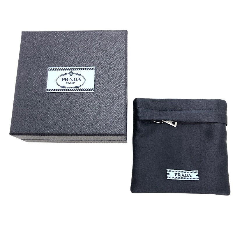 プラダ PRADA バレッタ ヘアアクセサリー ベージュ×GD金具 レジン