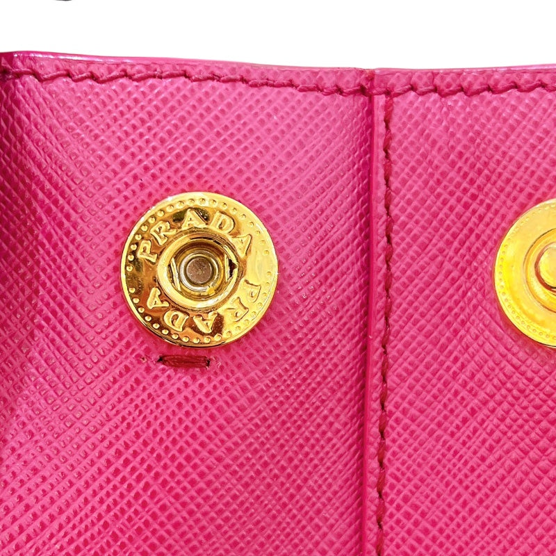 プラダ PRADA ガレリアミディアム パープル・ゴールド金具 サフィアーノレザー レディース ハンドバッグ