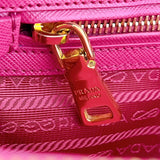 プラダ PRADA ガレリアミディアム パープル・ゴールド金具 サフィアーノレザー レディース ハンドバッグ
