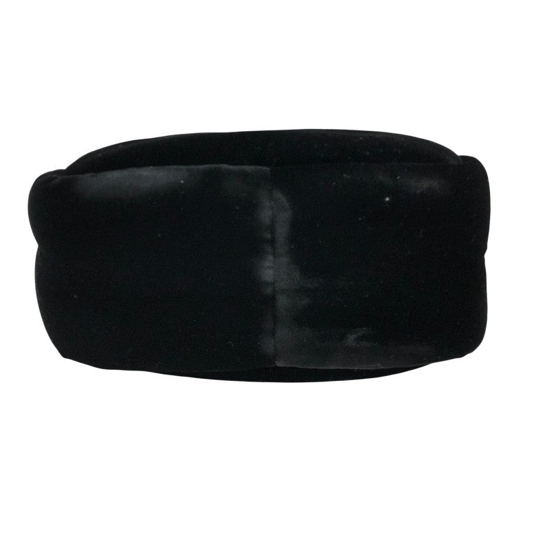 プラダ PRADA パデッドベルベット ミニハンドバッグ 1BA410 ブラック ゴールド金具 ベロア レディース ハンドバッグ