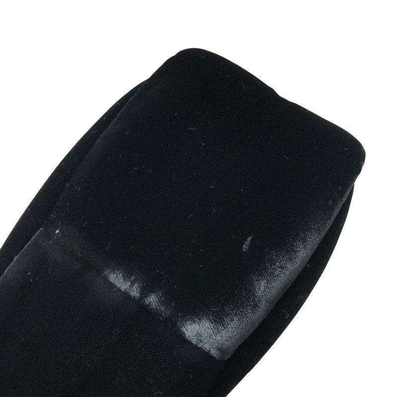 プラダ PRADA パデッドベルベット ミニハンドバッグ 1BA410 ブラック ゴールド金具 ベロア レディース ハンドバッグ