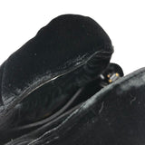 プラダ PRADA パデッドベルベット ミニハンドバッグ 1BA410 ブラック ゴールド金具 ベロア レディース ハンドバッグ
