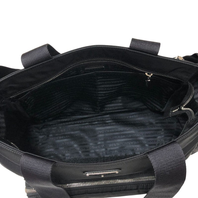 プラダ PRADA Re-Nylon ベビーバッグ トートバッグ 1BG102 ブラック ナイロン ユニセックス トートバッグ
