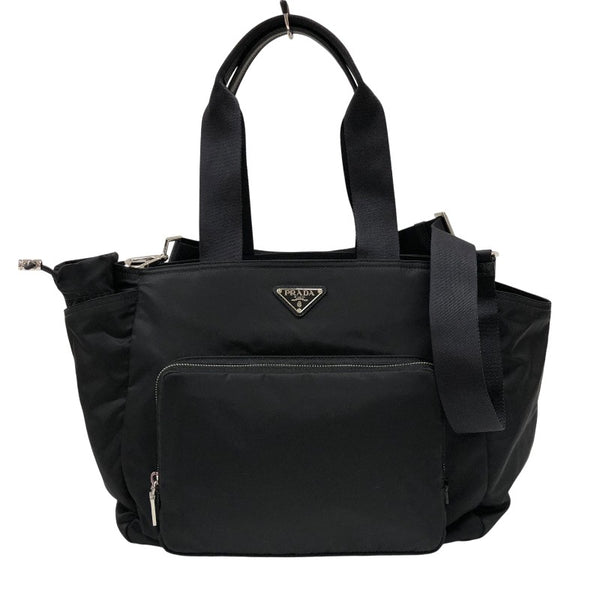 プラダ PRADA Re-Nylon ベビーバッグ トートバッグ 1BG102 ブラック