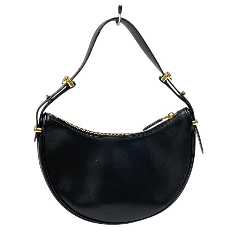 プラダ PRADA アーケ スモール 1BC194 ブラック ゴールド金具 カーフ レディース ショルダーバッグ