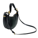 プラダ PRADA アーケ スモール 1BC194 ブラック ゴールド金具 カーフ レディース ショルダーバッグ