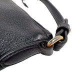 プラダ PRADA ヴィットロダイノ　ショルダーバッグ ブラック　ゴールド金具 レザー レディース ショルダーバッグ