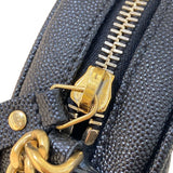 サンローラン SAINT LAURENT ヴィニル ショルダーバッグ 610436 ブラック ゴールド金具 グレインカーフ レディース ショルダーバッグ