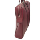 ボッテガ・ヴェネタ BOTTEGA VENETA ブリーフケース 573484 VMAW1 6006 ボルドー×SV金具 カーフレザー メンズ ブリーフケース