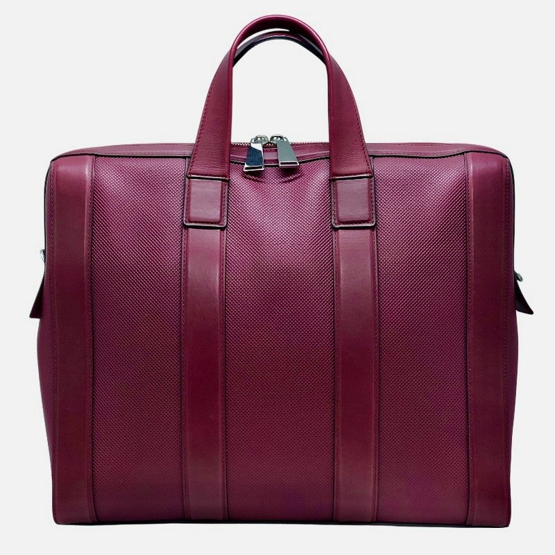 ボッテガ・ヴェネタ BOTTEGA VENETA ブリーフケース 573484 VMAW1 6006 ボルドー×SV金具 カーフレザー メンズ ブリーフケース