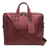 ボッテガ・ヴェネタ BOTTEGA VENETA ブリーフケース 573484 VMAW1 6006 ボルドー×SV金具 カーフレザー メンズ ブリーフケース