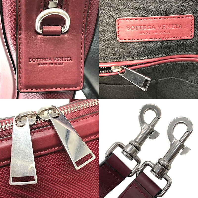 ボッテガ・ヴェネタ BOTTEGA VENETA ブリーフケース 573484 VMAW1 6006 ボルドー×SV金具 カーフレザー メンズ ブリーフケース
