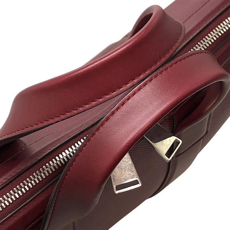 ボッテガ・ヴェネタ BOTTEGA VENETA ブリーフケース 573484 VMAW1 6006 ボルドー×SV金具 カーフレザー メンズ ブリーフケース
