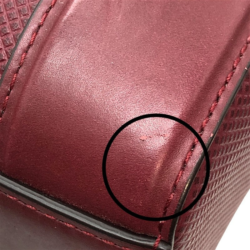 ボッテガ・ヴェネタ BOTTEGA VENETA ブリーフケース 573484 VMAW1 6006 ボルドー×SV金具 カーフレザー メンズ ブリーフケース