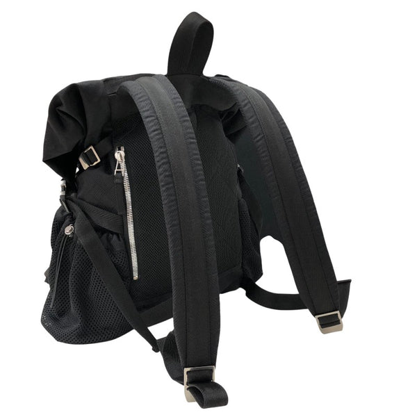 ボッテガ・ヴェネタ BOTTEGA VENETA バックパック 571596 ブラック×SV金具 ナイロン メンズ リュック・デイパック