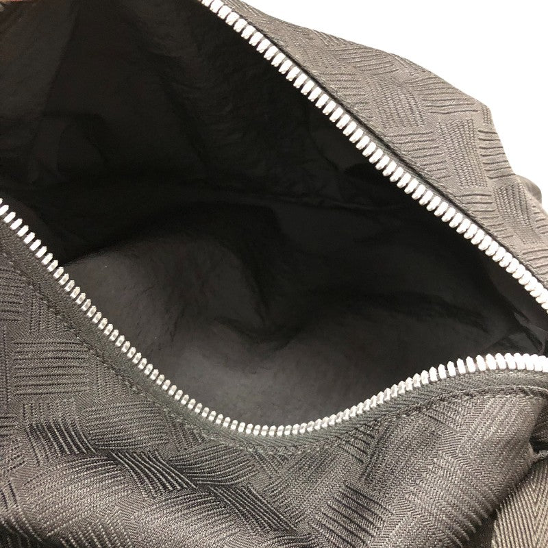 ボッテガ・ヴェネタ BOTTEGA VENETA バックパック 571596 ブラック×SV金具 ナイロン メンズ リュック・デイパック
