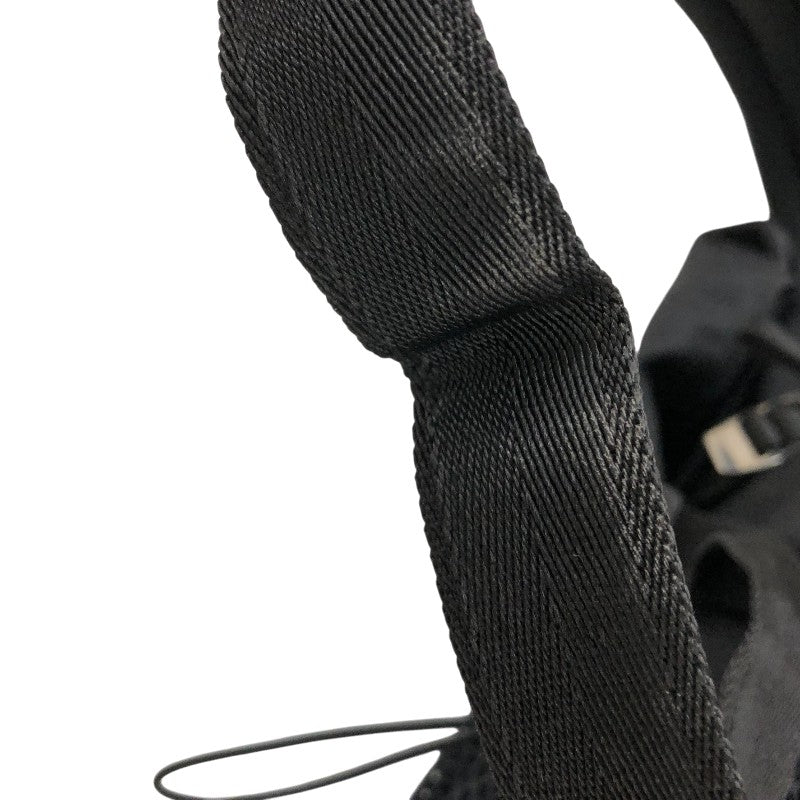 ボッテガ・ヴェネタ BOTTEGA VENETA バックパック 571596 ブラック×SV金具 ナイロン メンズ リュック・デイパック