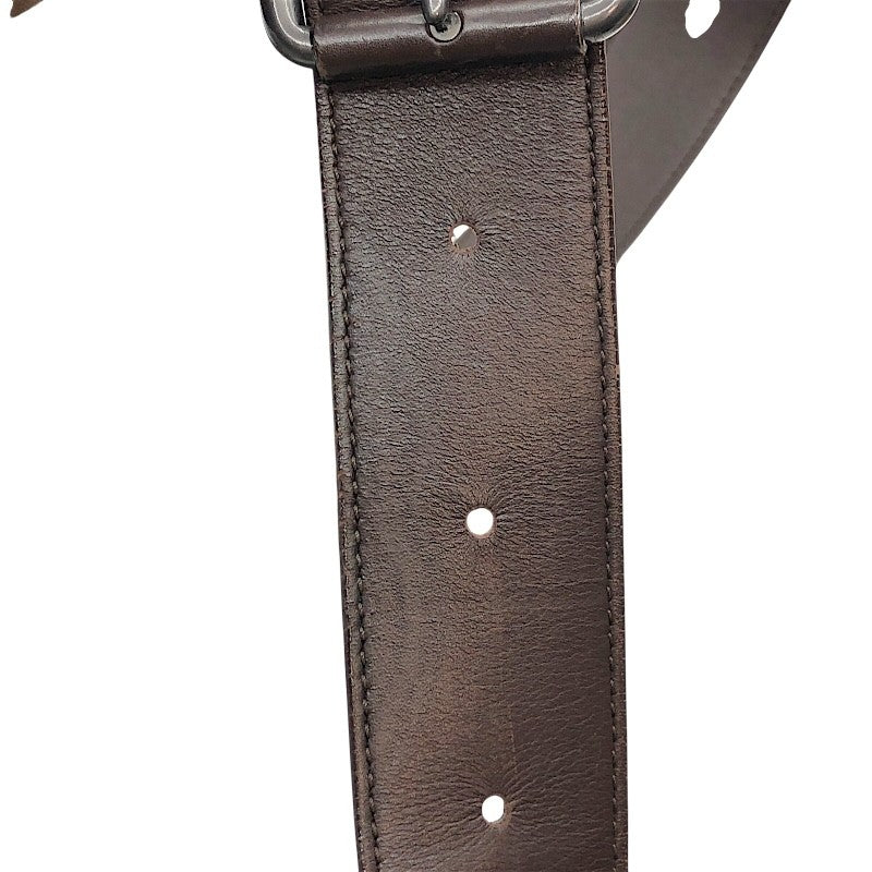 ボッテガ・ヴェネタ BOTTEGA VENETA イントレチャート ベルトバッグ ウエストポーチ ボディバッグ 121604 ダークブラウン レザー メンズ ショルダーバッグ