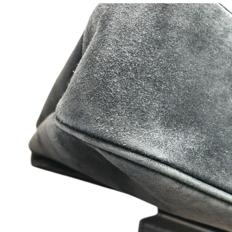 サルヴァトーレ・フェラガモ Salvatore Ferragamo ヴァラ セミショルダー バッグ 217643 ブラック×SV金具 スウェード レディース ショルダーバッグ