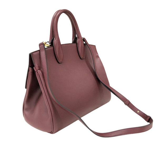 サルヴァトーレ・フェラガモ Salvatore Ferragamo スタジオ スモールバッグ 21H159 ボルドー ゴールド金具 カーフ レディース ハンドバッグ