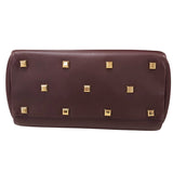 サルヴァトーレ・フェラガモ Salvatore Ferragamo スタジオ スモールバッグ 21H159 ボルドー ゴールド金具 カーフ レディース ハンドバッグ