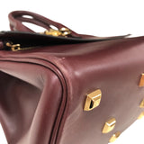 サルヴァトーレ・フェラガモ Salvatore Ferragamo スタジオ スモールバッグ 21H159 ボルドー ゴールド金具 カーフ レディース ハンドバッグ