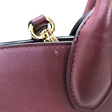 サルヴァトーレ・フェラガモ Salvatore Ferragamo スタジオ スモールバッグ 21H159 ボルドー ゴールド金具 カーフ レディース ハンドバッグ