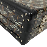 ゴヤール GOYARD ミノディエールトランクバッグ ブラック シルバー金具 ゴヤールディンキャンバス ユニセックス ショルダーバッグ