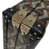 ゴヤール GOYARD ミノディエールトランクバッグ ブラック シルバー金具 ゴヤールディンキャンバス ユニセックス ショルダーバッグ
