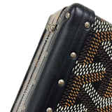 ゴヤール GOYARD ミノディエールトランクバッグ ブラック シルバー金具 ゴヤールディンキャンバス ユニセックス ショルダーバッグ