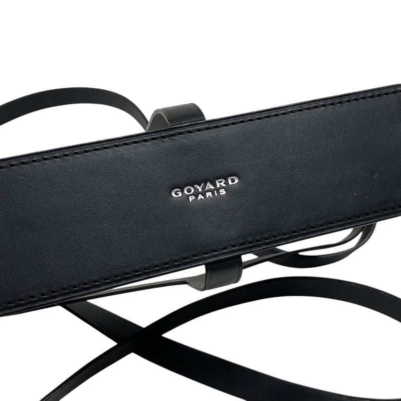 ゴヤール GOYARD ミノディエールトランクバッグ ブラック シルバー金具 ゴヤールディンキャンバス ユニセックス ショルダーバッグ