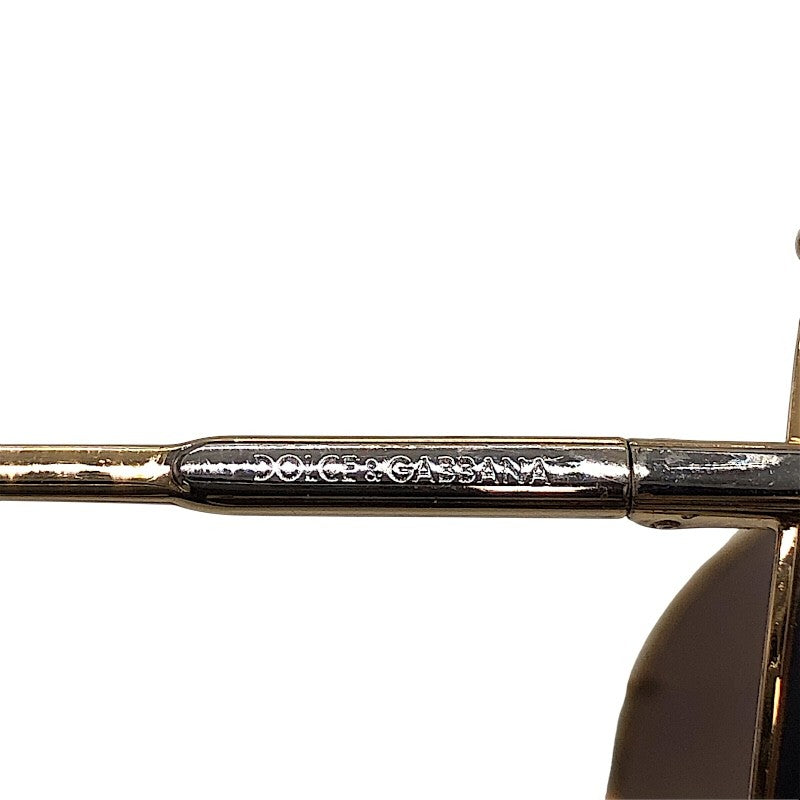 ドルチェ＆ガッバーナ Dolce & Gabbana サングラス DG2075 ブラウン×GD/SV金具 レディース サングラス