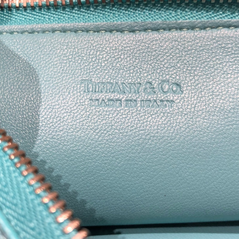 ティファニー TIFFANY＆CO ポーチ ティファニーブルー レザー