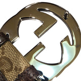 グッチ GUCCI インタ0ロッキングベルト 85cm 114876 GGスプリーム GGスプリームキャンバス メンズ ベルト