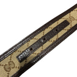 グッチ GUCCI インタ0ロッキングベルト 85cm 114876 GGスプリーム GGスプリームキャンバス メンズ ベルト