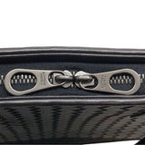 ボッテガ・ヴェネタ BOTTEGA VENETA イントレチャート ブリーフケース ブラック レザー/メタル メンズ ブリーフケース