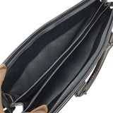 ボッテガ・ヴェネタ BOTTEGA VENETA イントレチャート ブリーフケース ブラック レザー/メタル メンズ ブリーフケース