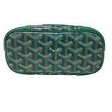 ゴヤール GOYARD ベルーガミニバッグ グリーン シルバー金具 ゴヤールディンキャンバス レディース ハンドバッグ