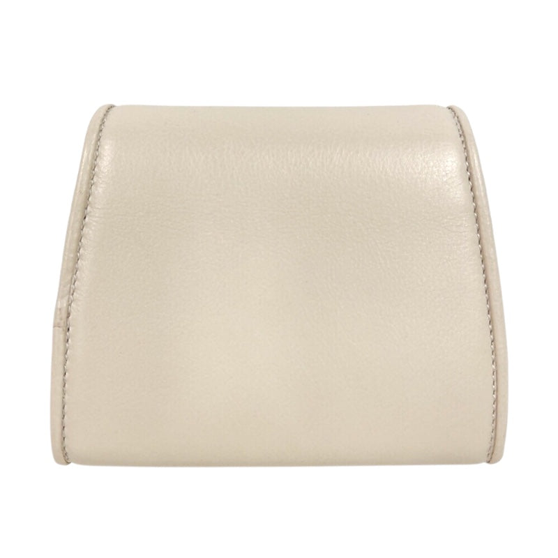 グッチ GUCCI ブロンディ チェーンウォレット 725219 アイボリー　ゴールド金具 レザー レディース 二つ折り財布