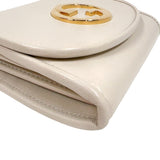 グッチ GUCCI ブロンディ チェーンウォレット 725219 アイボリー　ゴールド金具 レザー レディース 二つ折り財布