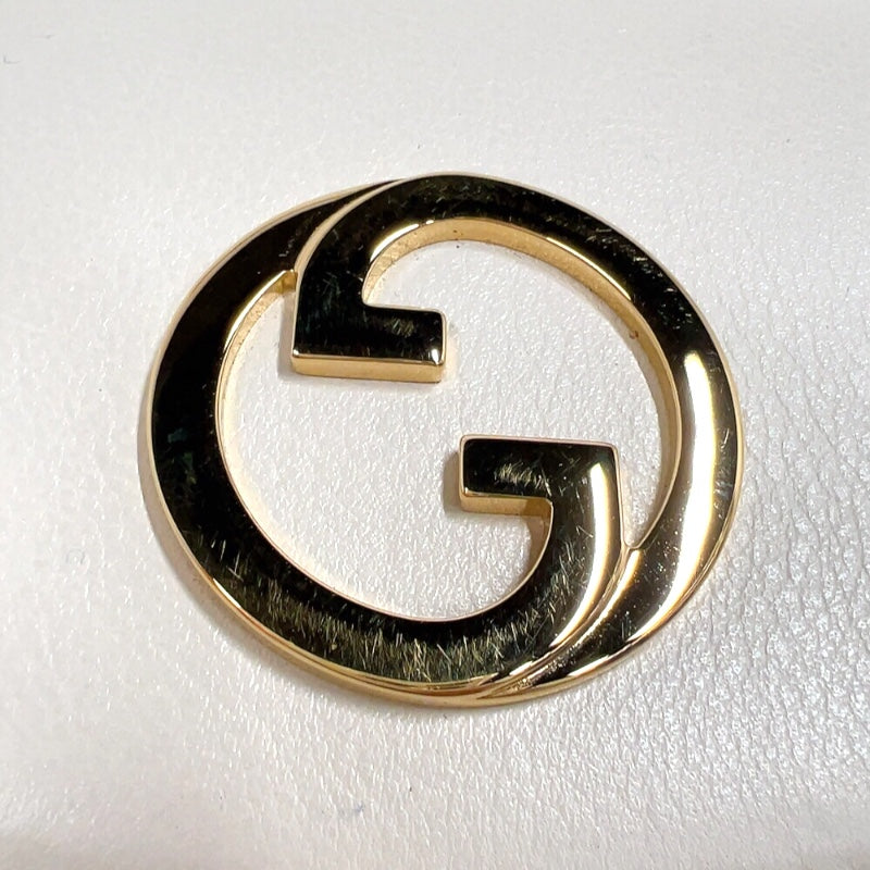 グッチ GUCCI ブロンディ チェーンウォレット 725219 アイボリー　ゴールド金具 レザー レディース 二つ折り財布