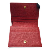 グッチ GUCCI GGマーモントカードケース 456126 レッド レザー レディース カードケース