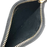 サンローラン SAINT LAURENT フラグメントケース 327212 ブラック×GD金具 カーフ レディース カードケース