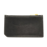 サンローラン SAINT LAURENT フラグメントケース 327212 ブラック×GD金具 カーフ レディース カードケース