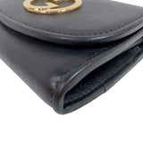 グッチ GUCCI ブロンディ チェーンウォレット 725219 ブラック　ゴールド金具 レザー レディース 二つ折り財布