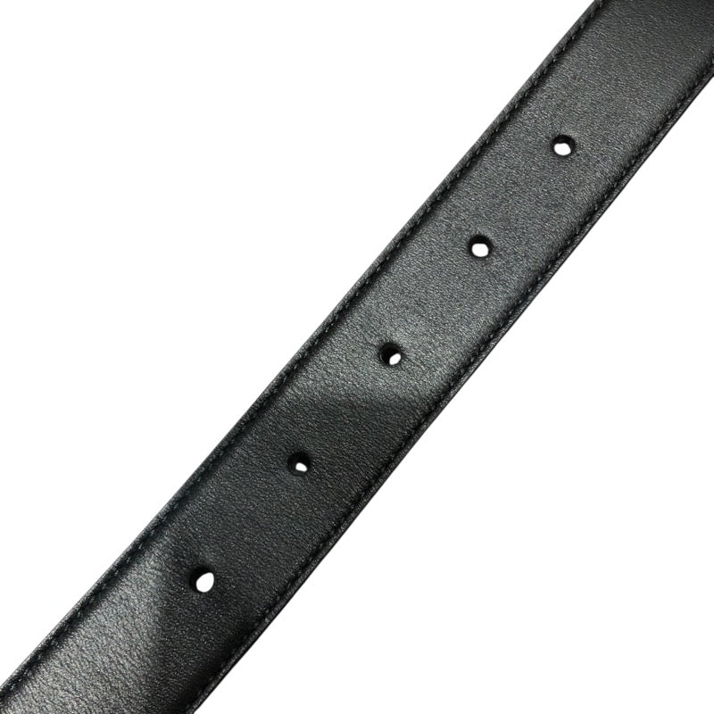 グッチ GUCCI インターロッキング G リバーシブルベルト 547734 ブラック×アイボリー レザー メンズ ベルト