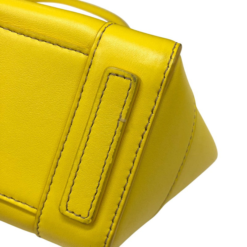 ラルフローレン RALPH LAUREN 2Wayハンドバッグ イエロー ゴールド金具 レザー レディース ハンドバッグ