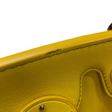 ラルフローレン RALPH LAUREN 2Wayハンドバッグ イエロー ゴールド金具 レザー レディース ハンドバッグ