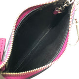 グッチ GUCCI マイクログッチシマ コインケース パープルピンク×SV金具 エナメル/メタル レディース コインケース