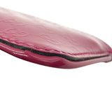 グッチ GUCCI マイクログッチシマ コインケース パープルピンク×SV金具 エナメル/メタル レディース コインケース